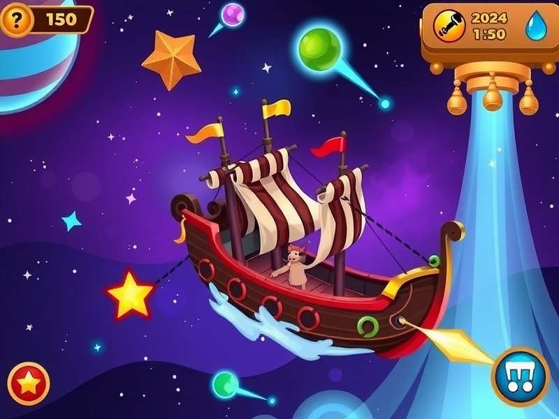 Astro Pirates Meteor Mayhem gameplay screenshot